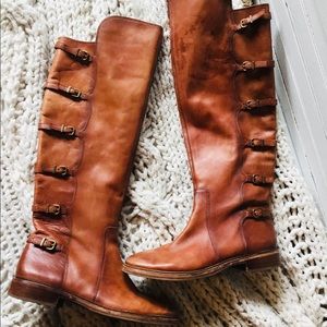 Gianni Bini over the knee leather boots